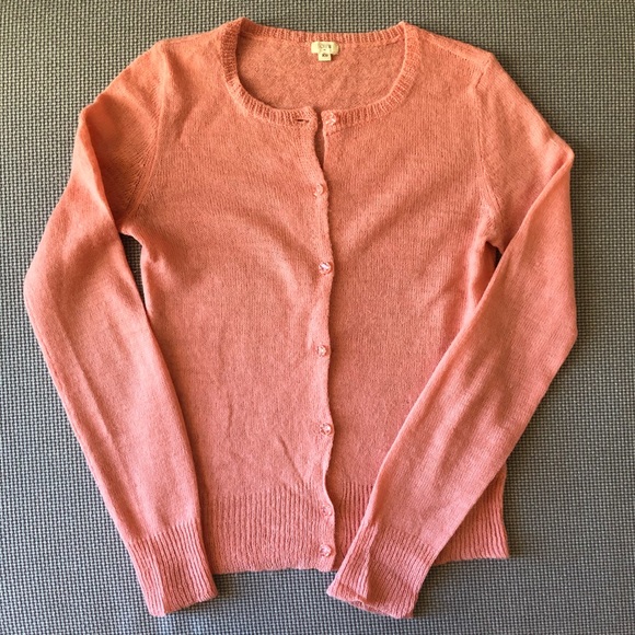 J. Crew Sweaters J Crew Peach Cardigan Poshmark